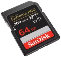 Sandisk 64GB SDXC Extreme PRO UHS-I 200MB/s V30 U3