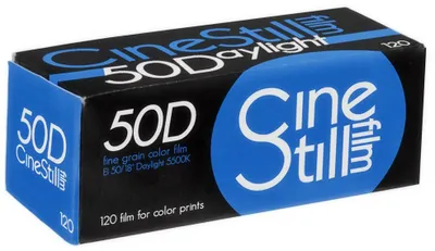 Cinestill 50Daylight Fine Grain Color Film 120 Format ISO 50 - Roll