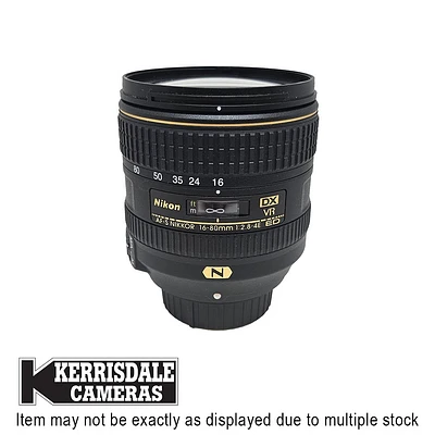 Nikon-Used 16-80mm F2.8-4 E VR ED - Fair Condition: Scratch on Front Element – Nikon DX Format – Used # ​587.17609101.