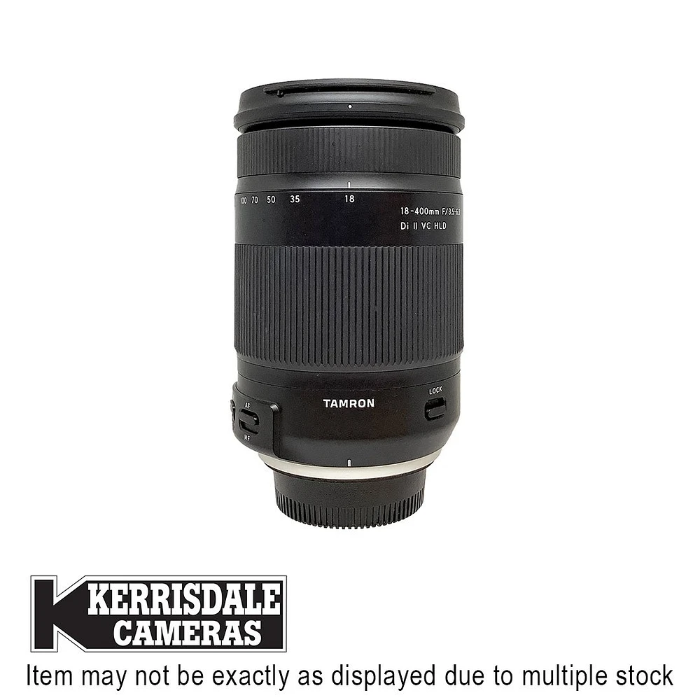 Tamron-Used 18-400mm F3.5-6.3 VC Di II – Nikon DX Mount – Used # 587.25A18400T