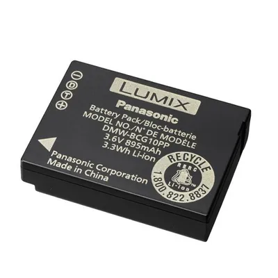 Panasonic DMW-BCG10 ID Secured Battery Pack for Lumix DMC-ZS Series Digital Cameras