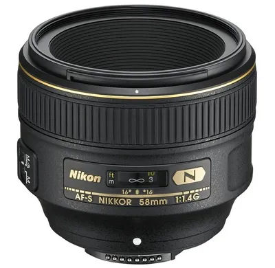 Nikon AF-S NIKKOR 58mm f1.4G Lens