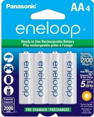 Panasonic Eneloop Rechargeable AA Batteries 2100mAh #BK3MCCA4BF