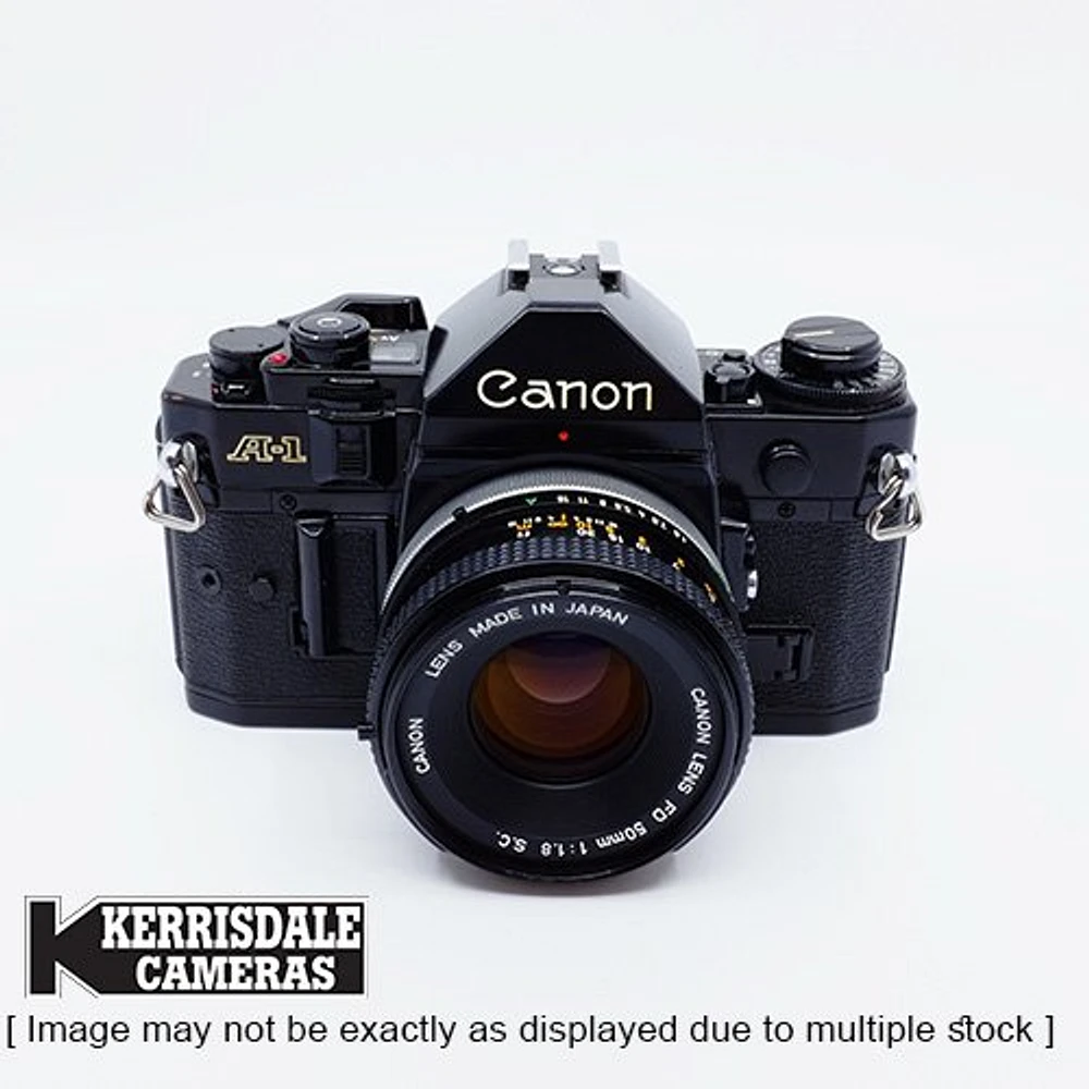 Canon-Used A1 with 50mm f/1.8 – 35mm Film Camera – Used # 587.156A18