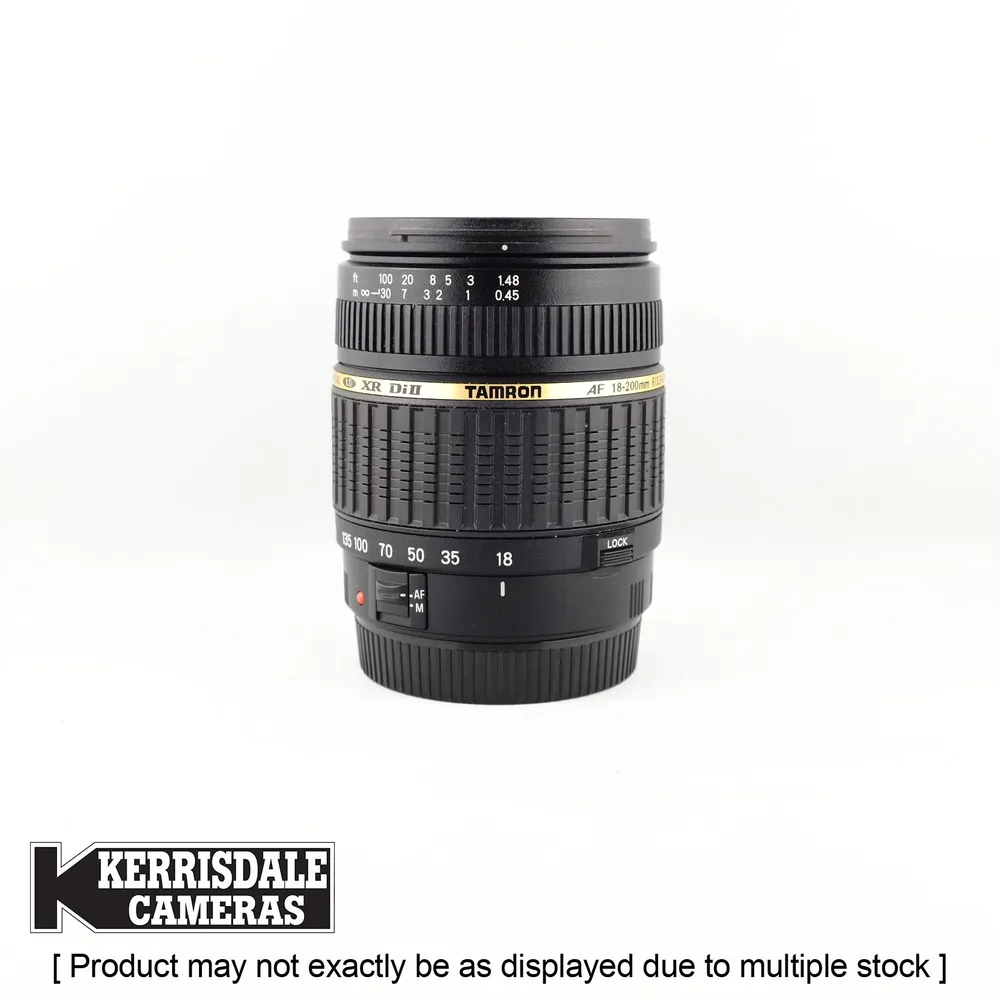 Tamron-Used 18-200mm f3.5-6.3 XR DI II (a14) – Canon Mount Lens – Used # - 587.156A18200T