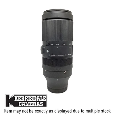 Sigma-Used 100-400mm F5-6.3 Contemporary DG DN OS HSM - Sony FE Mount - Used # 587.575A100400S