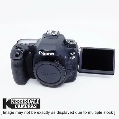 Canon-Used EOS 80D Body – 24 Megapix HD WIFI Touchscreen - Used # 587.CA80D