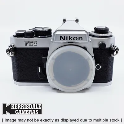 Nikon-Used FE2 Film Camera Body (Chrome) – Used # 587.25FE2B