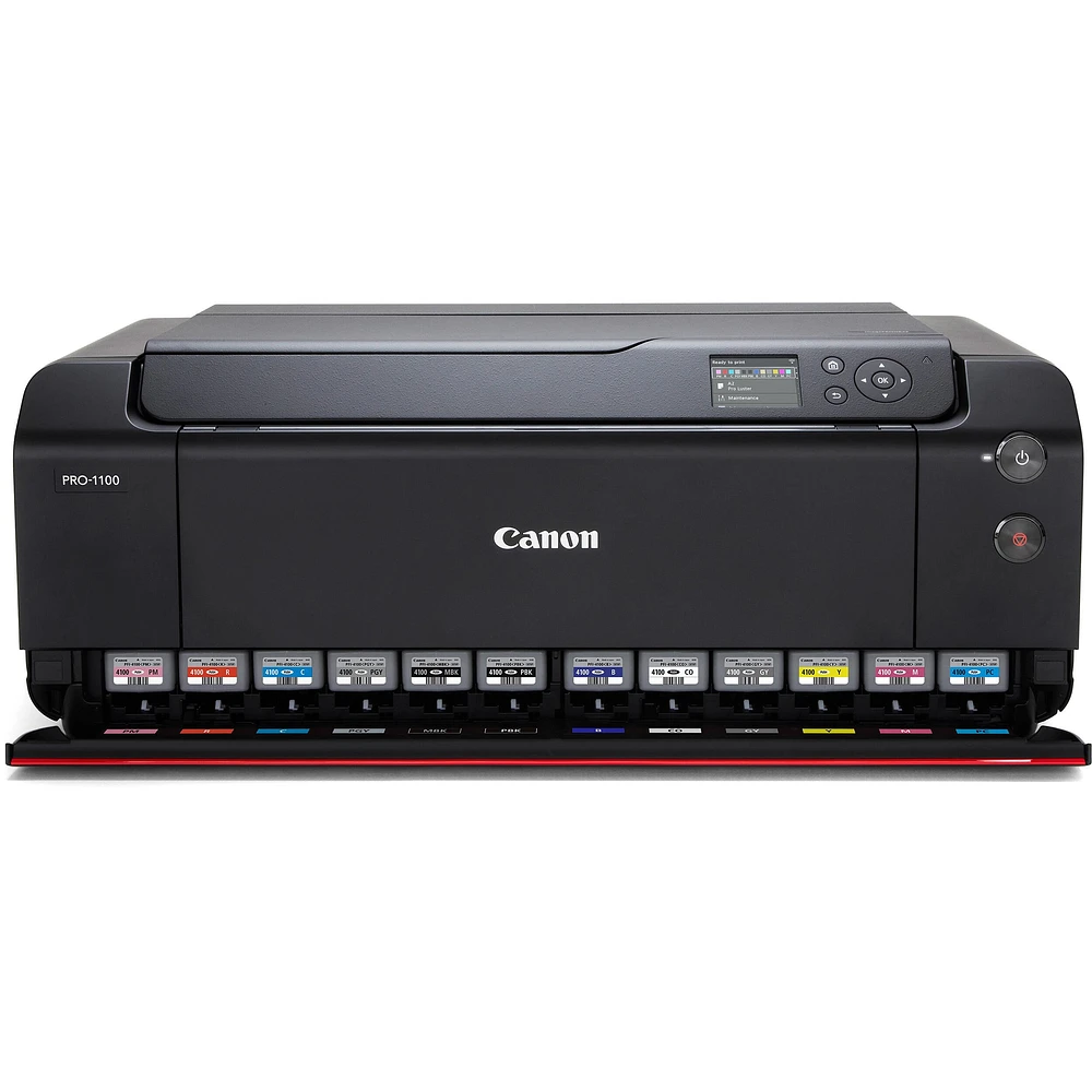 Canon imagePROGRAF PRO-1100 Professional 17” Wireless Inkjet Photo Printer (NOTE: Due to over limit size & weight, additional shipping fees apply to this item. We will contact you prior to shipping.)