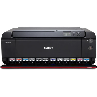 Canon imagePROGRAF PRO-1100 Professional 17” Wireless Inkjet Photo Printer (NOTE: Due to over limit size & weight, additional shipping fees apply to this item. We will contact you prior to shipping.)