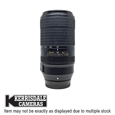 Nikon-Used 70-300mm F4.5-5.6E AFP VR Lens – FX Format – Used # 587.25A70300VFX