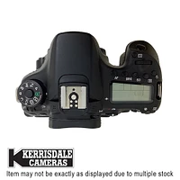 Canon-Used 70D Body – 20 Megapix HD Vari-Angle Screen - Used # 587.CA70D