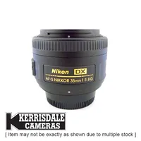 Nikon-Used 35mm f1.8 AFS G Lens – Nikon DX Format – Used # 587.25A35G