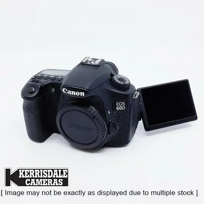 Canon-Used 60D Body – 18 Megapix HD Vari-Angle Screen – Used # 587.CA60D