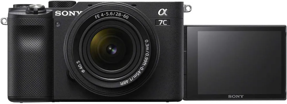 Sony Alpha a7C Compact Full-frame Compact Mirrorless Camera with FE 28-60mm F4-5.6 Lens