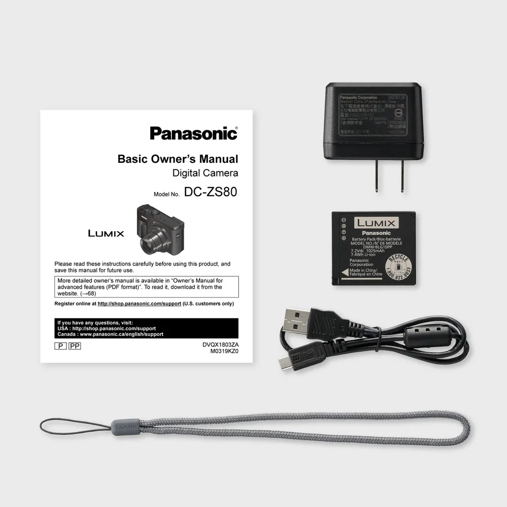 Panasonic Lumix DC-ZS80 to HDMI Cable