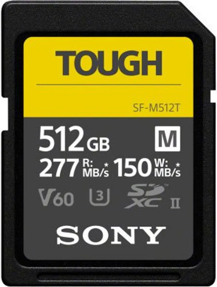 Sony 512GB TOUGH M Series UHS-II SDXC Memory Card