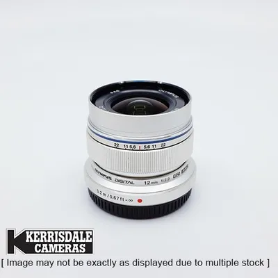 Olympus-Used 12mm f2 Micro 4/3 Mount Lens Silver – Used # 587.166A12S