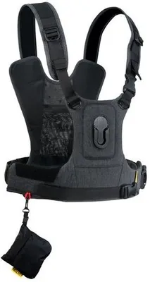Cotton-Carrier CCS G3 Camera Harness System for one Camera - Charcoal Grey