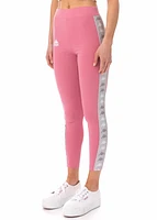 Kappa 222 Banda Baldhill Leggings (Pink/Grey) 34154ZW