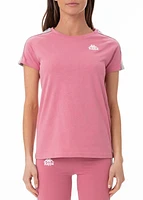 Kappa 222 Banda Bayamon T Shirt (Pink/Grey) 33153FW