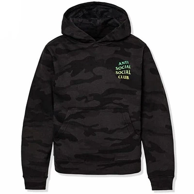 Anti Social Club Cancelled Again Hoodie (Black Camo)