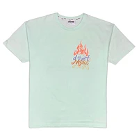 Dvmt Night Caps Oversized Acid Wash Tee (Light Mint) 741-172