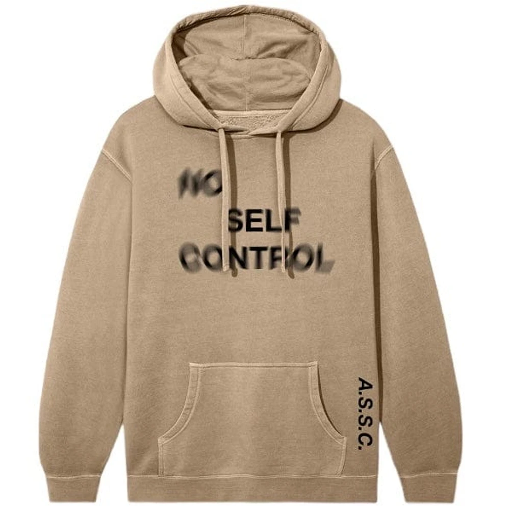 Anti Social Club No Self Control Hoodie (Sand)