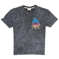 Dvmt Night Caps Oversized Acid Wash Tee (Black) 741-172