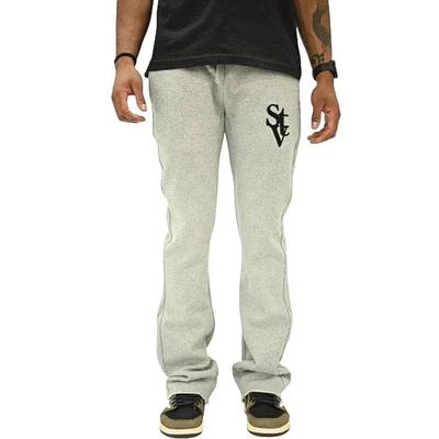 Si Tu Veux Logo Flare Jogger (Heather Gray) TV0093