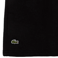 Kids Lacoste Organic Brushed Cotton Fleece Shorts (Black) GJ9733-51