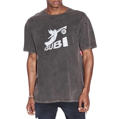 Ksubi Angels Biggie SS Tee (Faded Black) MFA23TE006