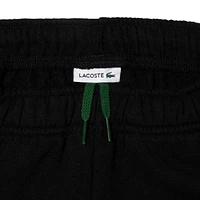 Kids Lacoste Organic Brushed Cotton Fleece Shorts (Black) GJ9733-51