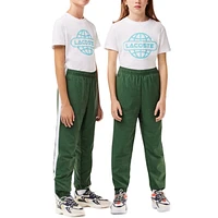 Boys Lacoste Colorblock Sweatpants (Dark Green) XJ2154-51