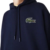 Lacoste Loose Fit Hooded Sweatshirt (Navy) SH6404-51