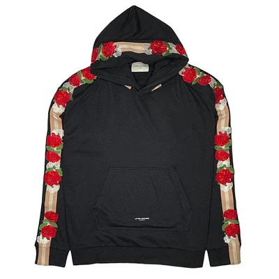 Lifted Anchors Floral Hoodie (Black) - LA333