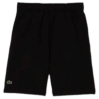 Kids Lacoste Organic Brushed Cotton Fleece Shorts (Black) GJ9733-51