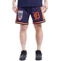 Pro Standard Detroit Fast Lane Dk 2.0 Shorts (Gray/Midnight Navy)