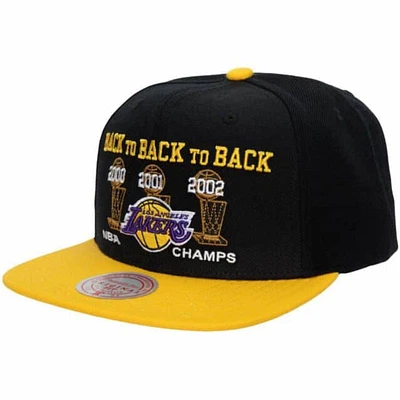 Mitchell & Ness Nba 00-03 LA Lakers Champs Hwc Snapback (Black/Gold)