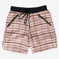 Eptm Tweed Trucker Shorts (Pink) EP10001