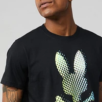 Psycho Bunny Hindes Graphic Tee (Black) B6U409T1PC