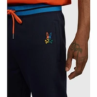 Psycho Bunny Warwick Colorblock Logo Pants (Navy) B6P112Q1FT