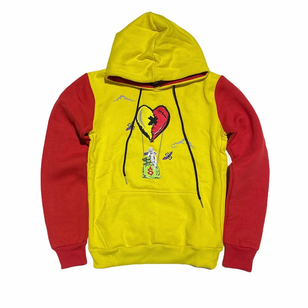 Retro Label 5s What The Air Hoodie (Yellow/Red) - RL5SH-YRD