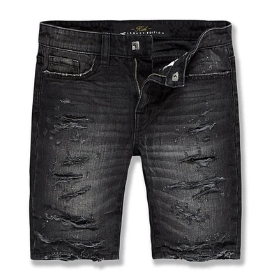 Kids Jordan Craig Belmar Denim Shorts (Black Shadow) J3164SK