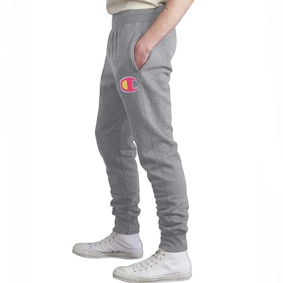 Champion Reverse Weave Sweatpants Grey/Pink