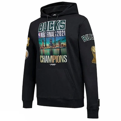 Pro Standard Milwaukee Bucks Pullover Hoodie (Black) BMB553159-BLK