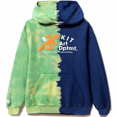 Rokit Clash Hoodie (Blue/Green Tie Dye) 412-0301