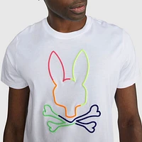 Psycho Bunny Leo Tee (White) B6U245S1PC