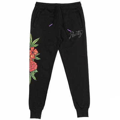 Runtz Floral Joggers (Black) 421-36500