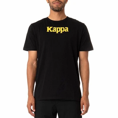 Kappa Authentic Runis T Shirt (/Fuchsia-Blue/Yellow) 311BHUW